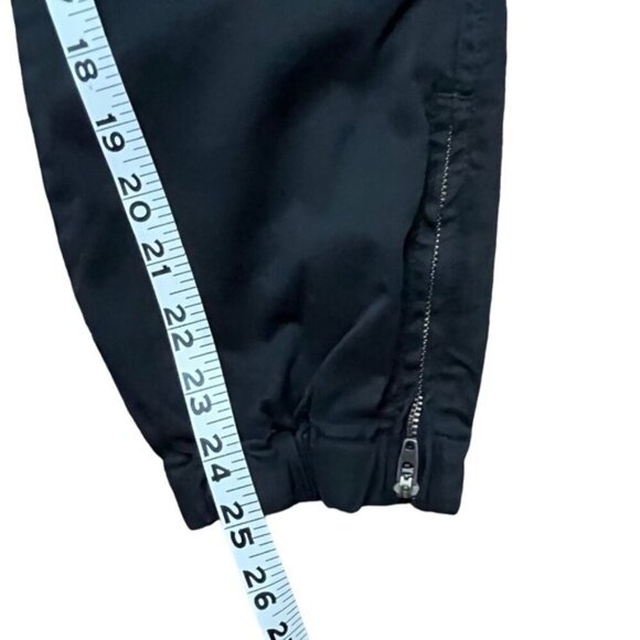 Nili Lotan Cropped Military Pants in Jet Black Women Size 2 - Picture 9 of 12